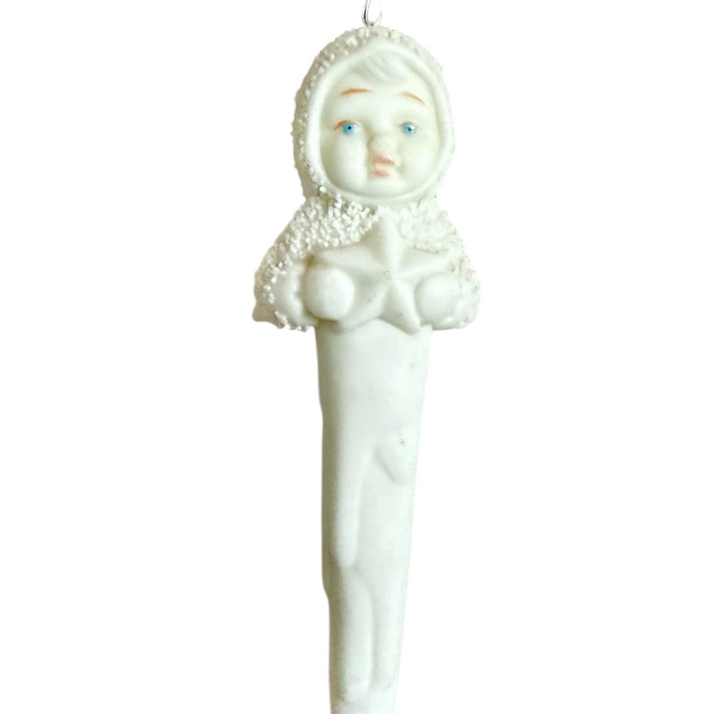 Department 56 White Holiday Ornament